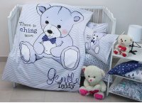 Постельное белье Turkish Cotton TAG - Teddy white (Турция), детский